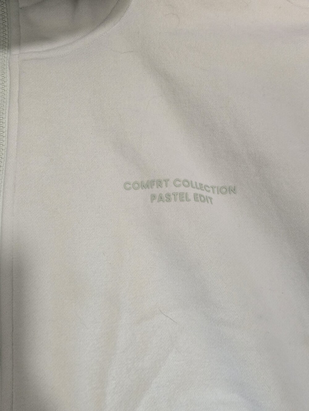 Set COMFORT Oversized Mint Green Zip Hoodie & Joggers Set - Picture 5 of 6